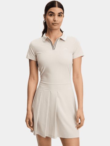 J.Lindeberg Noomi Halbarm Kleid beige
