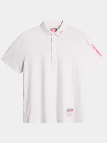 J.Lindeberg 30Y Matt Relaxed Polo s polovičním rukávem bílá