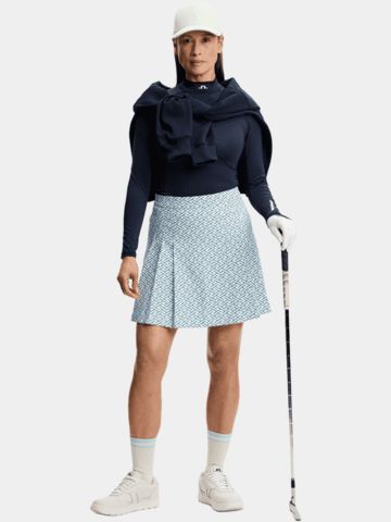 J.Lindeberg Alesia Print Skort grün