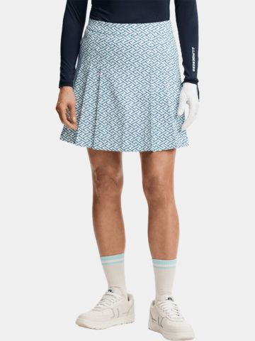 J.Lindeberg Alesia Print Skort grün