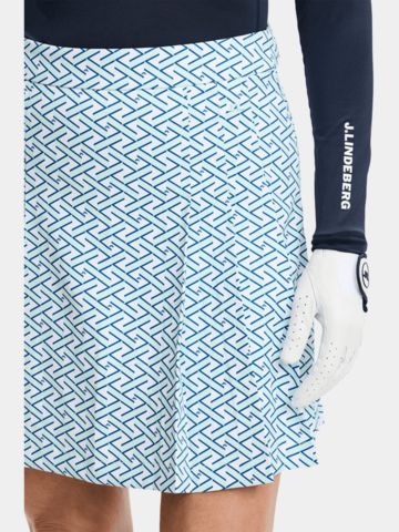 J.Lindeberg Alesia Print Skort grün