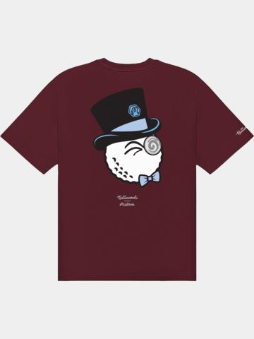 Malbon BETTINARDI GANGSTER BERMUDA TEE T-Shirt bordeaux