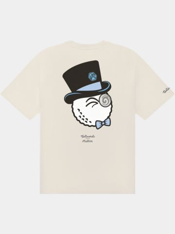 Malbon BETTINARDI GANGSTER BERMUDA TEE T-Shirt ecru