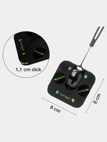 kumigolf 5-in-1 Multitool schwarz