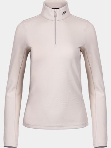 Kjus Neila Half-Zip Stretch Midlayer ecru