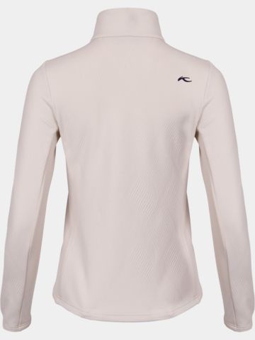 Kjus Neila Half-Zip Stretch Midlayer ecru