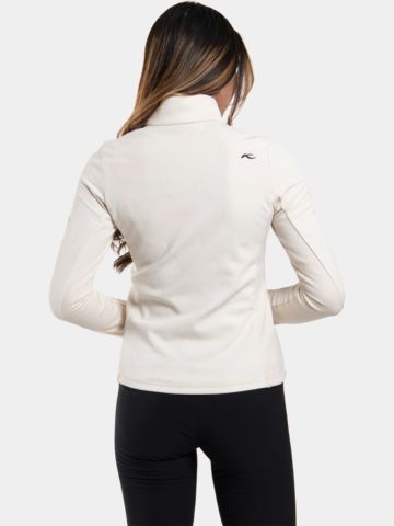 Kjus Neila Half-Zip Stretch Midlayer ecru
