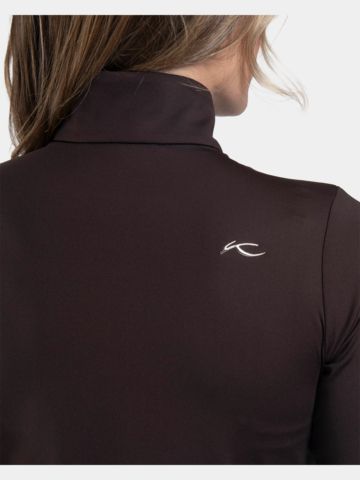 Kjus Feel Half-Zip Stretch Midlayer braun