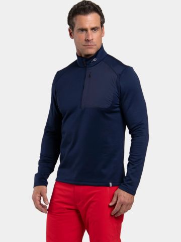 Kjus Hydro Half-Zip Stretch Midlayer navy