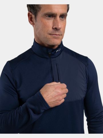 Kjus Hydro Half-Zip Stretch Midlayer navy