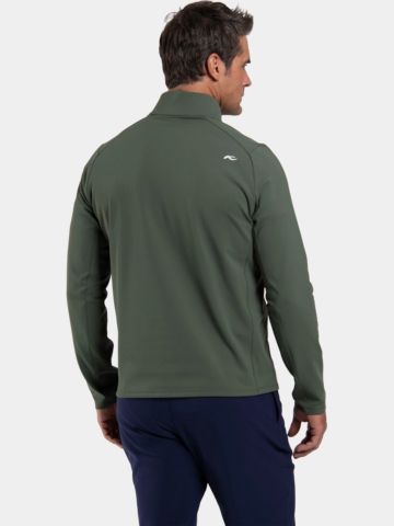 Kjus Holden Half-Zip Stretch Midlayer olivová