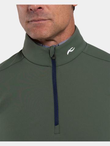 Kjus Stretchová střední vrstva Holden Half-Zip olivový