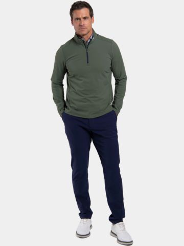 Kjus Stretchová střední vrstva Holden Half-Zip olivový
