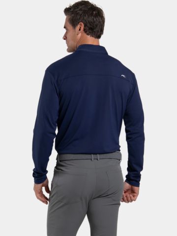 Kjus Fairway polo s dlouhým rukávem navy