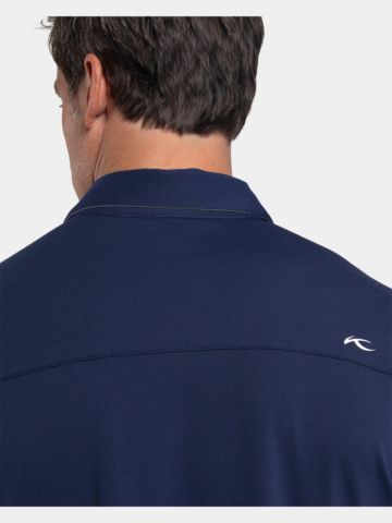 Kjus Polokošile Fairway s dlouhým rukávem námořnická modrá
