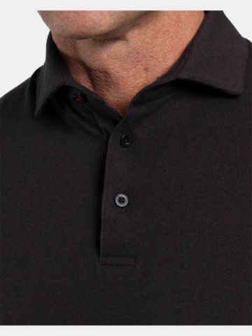 Kjus Scot Warm polo s dlouhým rukávem tmavě hnědá