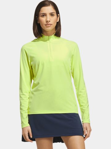 adidas W ULT SLD QTR Z Stretch Midlayer gelb