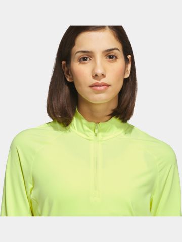 adidas W ULT SLD QTR Z Stretch Midlayer gelb