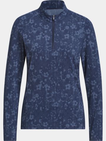 adidas W ULT AOP QTR Z Stretch Unterzieher navy