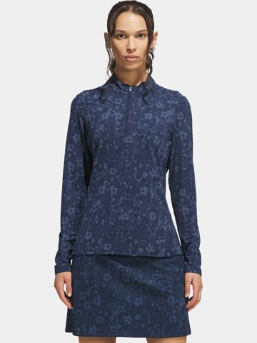 adidas W ULT AOP QTR Z Stretch Unterzieher navy