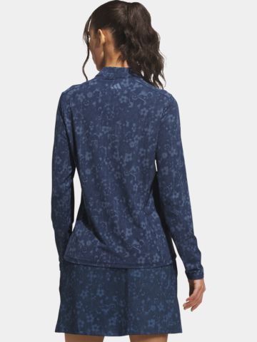 adidas W ULT AOP QTR Z Stretch Unterzieher navy