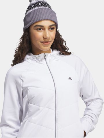 adidas W ULT+ CLMWRM J Stretch Jacke weiß