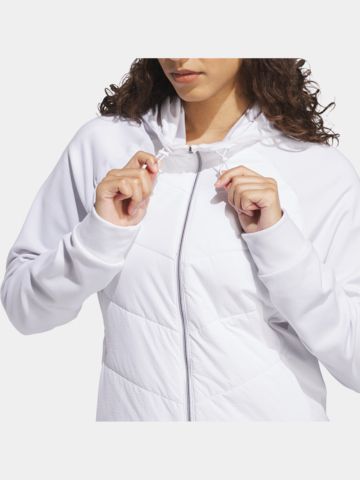 adidas W ULT+ CLMWRM J Stretch Jacke weiß