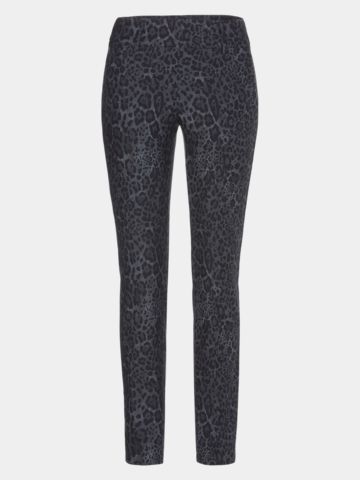 Alberto LUCY - Leo Print Hose anthrazit