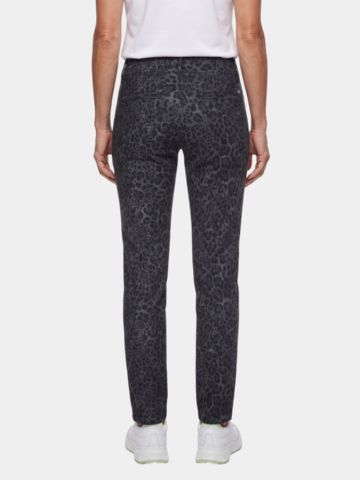Alberto LUCY - Leo Print Hose anthrazit