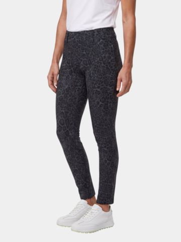 Alberto LUCY - Leo Print Hose anthrazit