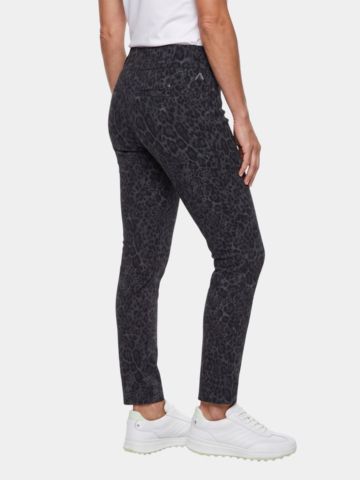 Alberto LUCY - Leo Print Hose anthrazit