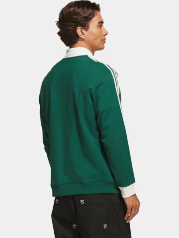 adidas Golf Originals F 3 Str 1/4 Zip Stretch Midlayer grün
