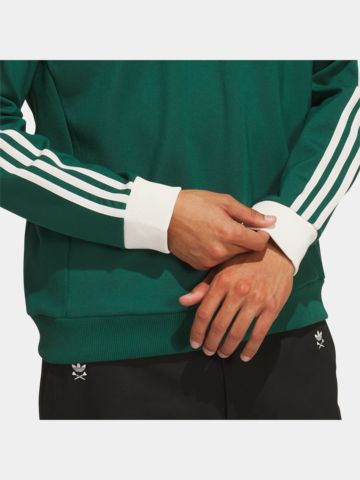 adidas Golf Originals F 3 Str 1/4 Zip Stretch Midlayer grün
