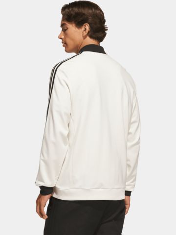 adidas Golf Originals F 3 Str 1/4 Zip Stretch Midlayer weiß