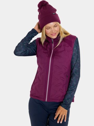 Abacus Portrush Hybrid Vest Thermo Weste beere