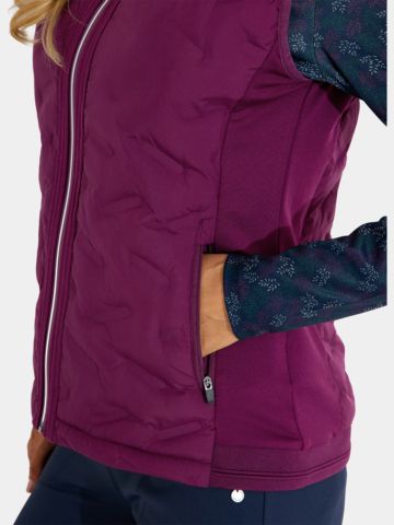 Abacus Portrush Hybrid Vest Thermo Weste beere