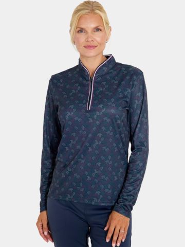 Abacus Wisley Longsleeve Stretch Midlayer beere
