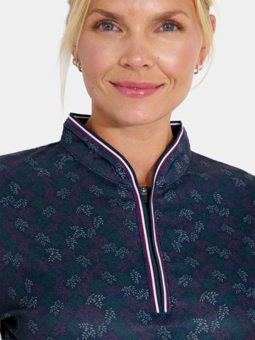 Abacus Wisley Longsleeve Stretch Midlayer beere