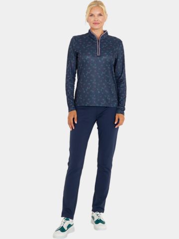 Abacus Wisley Longsleeve Stretch Midlayer beere