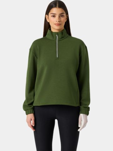 Daily Sports RELAXED Midlayer Half Neck Thermo Midlayer dunkelgrün