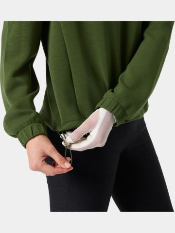 Daily Sports RELAXED Midlayer Half Neck Thermo Midlayer dunkelgrün