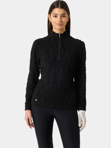 Daily Sports STRUCTURE LS Half Neck Thermo Midlayer schwarz