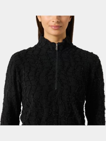 Daily Sports STRUCTURE LS Half Neck Thermo Midlayer schwarz