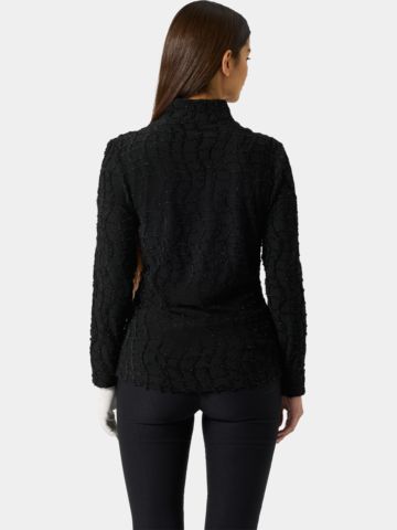Daily Sports STRUCTURE LS Half Neck Thermo Midlayer schwarz