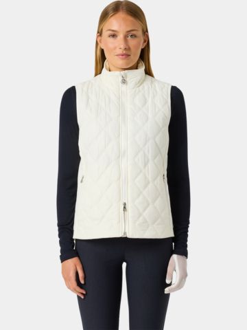 Daily Sports QUILT Padded Weste Thermo Weste ecru