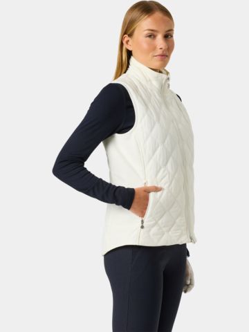 Daily Sports QUILT Padded Weste Thermo Weste ecru