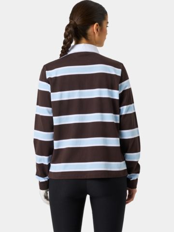 Daily Sports RUGBY Langarm Polo braun