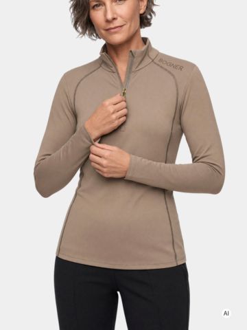 Bogner MEDITA Stretch Midlayer velbloud