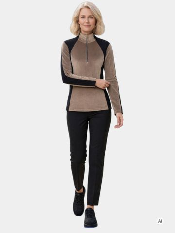 Bogner AGATA Fleece Midlayer camel