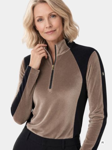 Bogner AGATA Fleece Midlayer camel